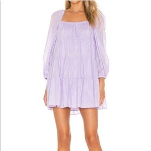 Alice + Olivia Rowan Tiered Babydoll Dress